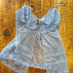 Vintage Y2K Victoria’s Secret babydoll lingerie top